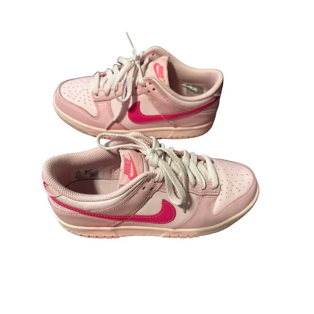 NIKE DUNK LOW - pink - size 5.5 TRIPLE PINK BARBIE